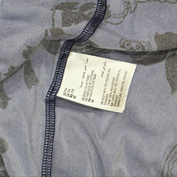 Jm Collection Womens Petite Holiday Blossom Shift Dress Intrepid Blue Combo PM - Picture 4 of 6